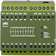 PNOZ 10 110-120VAC 6n/o 4n/c安全繼電器